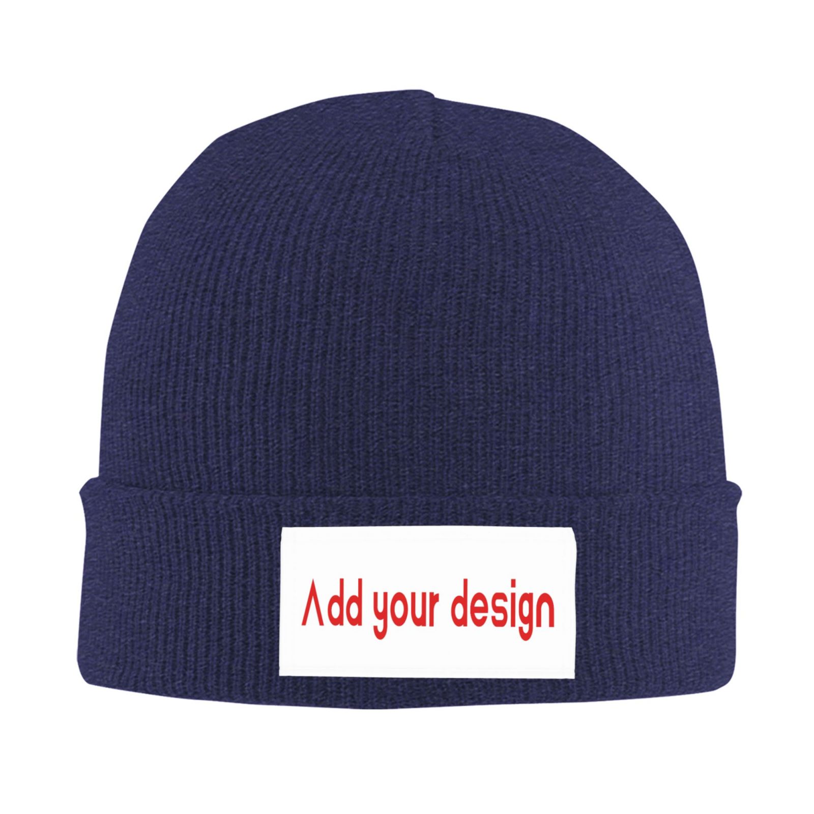 Custom Beanie Hat Personalized - Beanie Cuffed Knit recension och pris