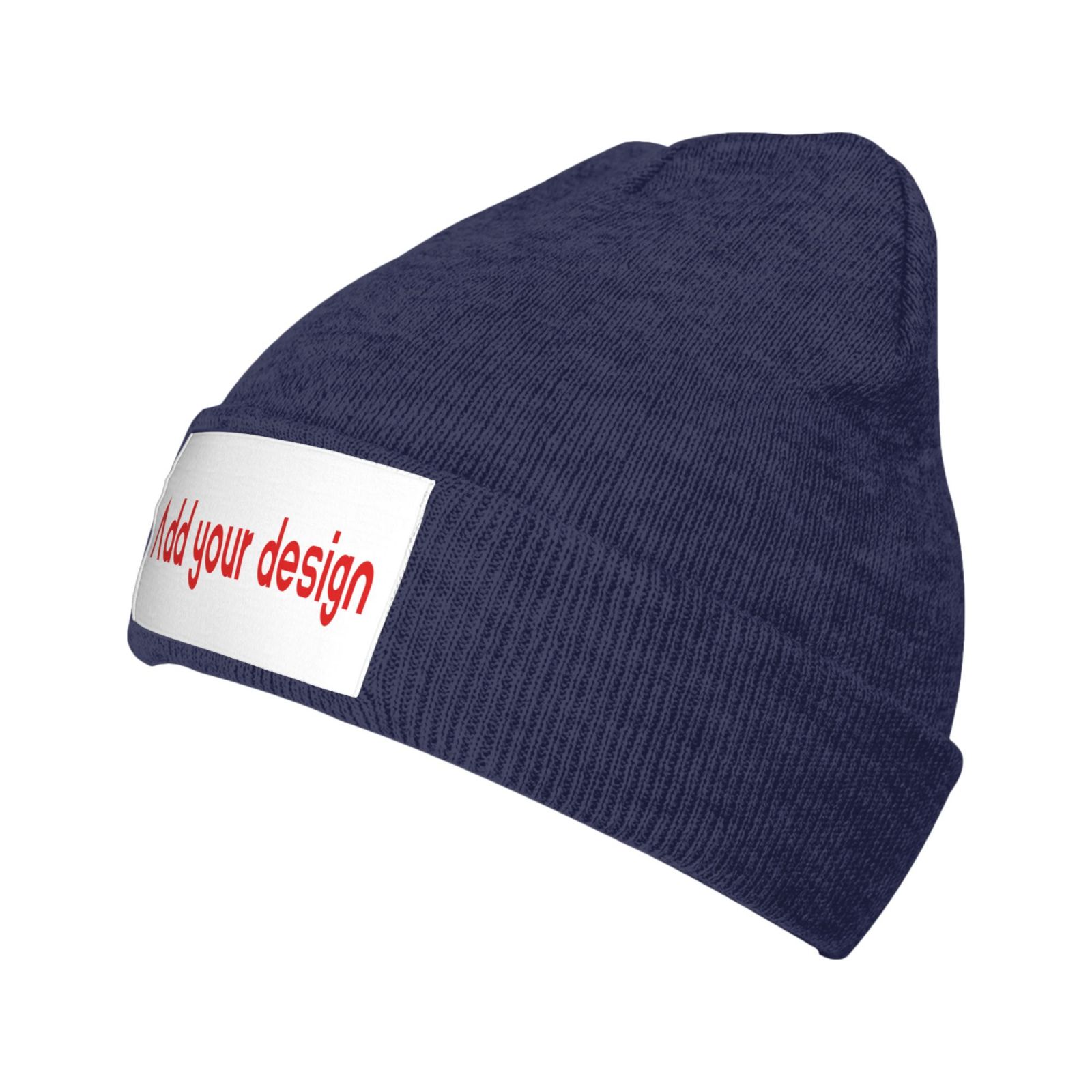 Custom Beanie Hat Personalized - Beanie Cuffed Knit recension och pris