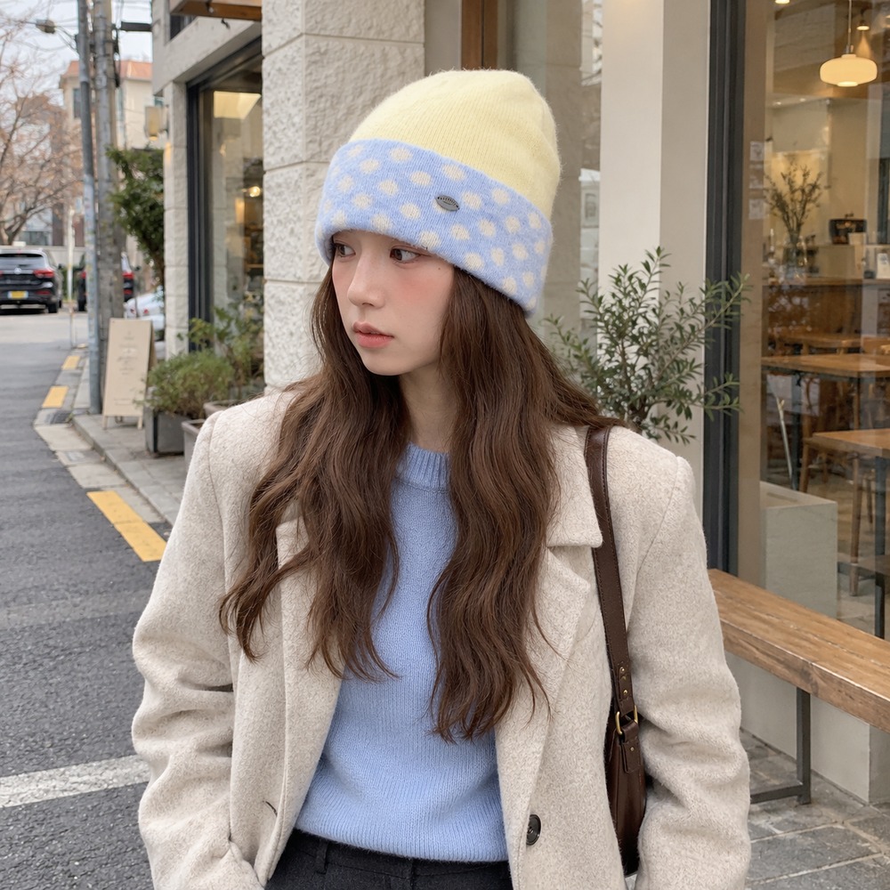 Women’s Knitted Beanie Hat Pol - Beanie Cuffed Knit recension och pris