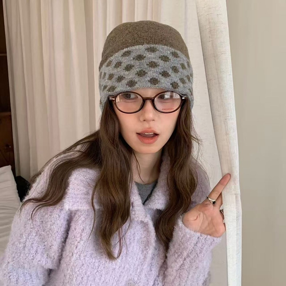 Women’s Knitted Beanie Hat Pol - Beanie Cuffed Knit recension och pris