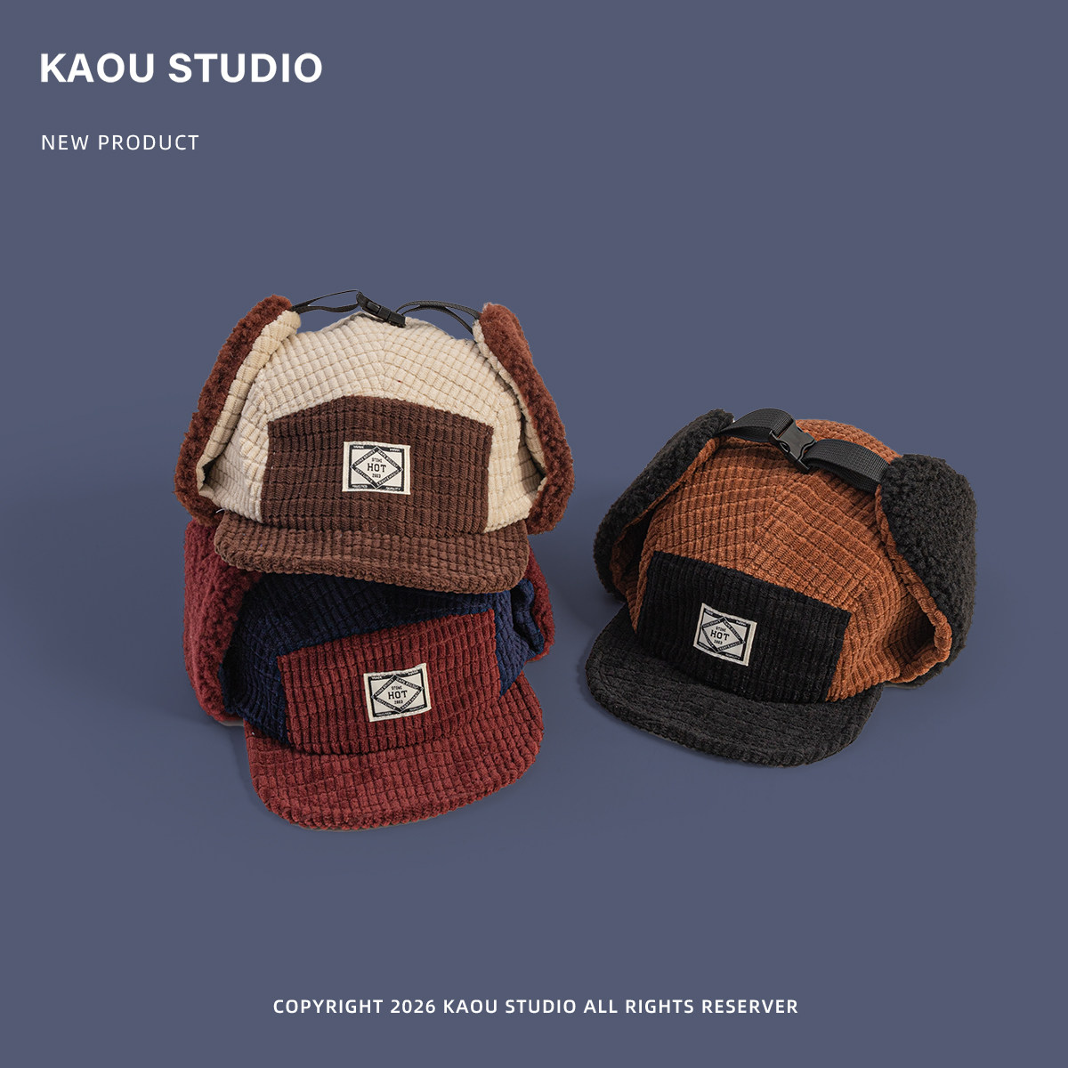 Korean Waffle Corduroy Vintage - Corduroy Cap 5 Panel recension och pris